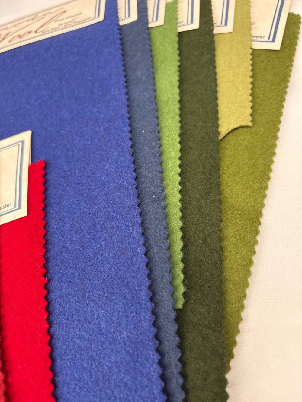 Moda Wool Fabric Swatches Wool Craft Quilting Rug Making - Picture 6 of 11